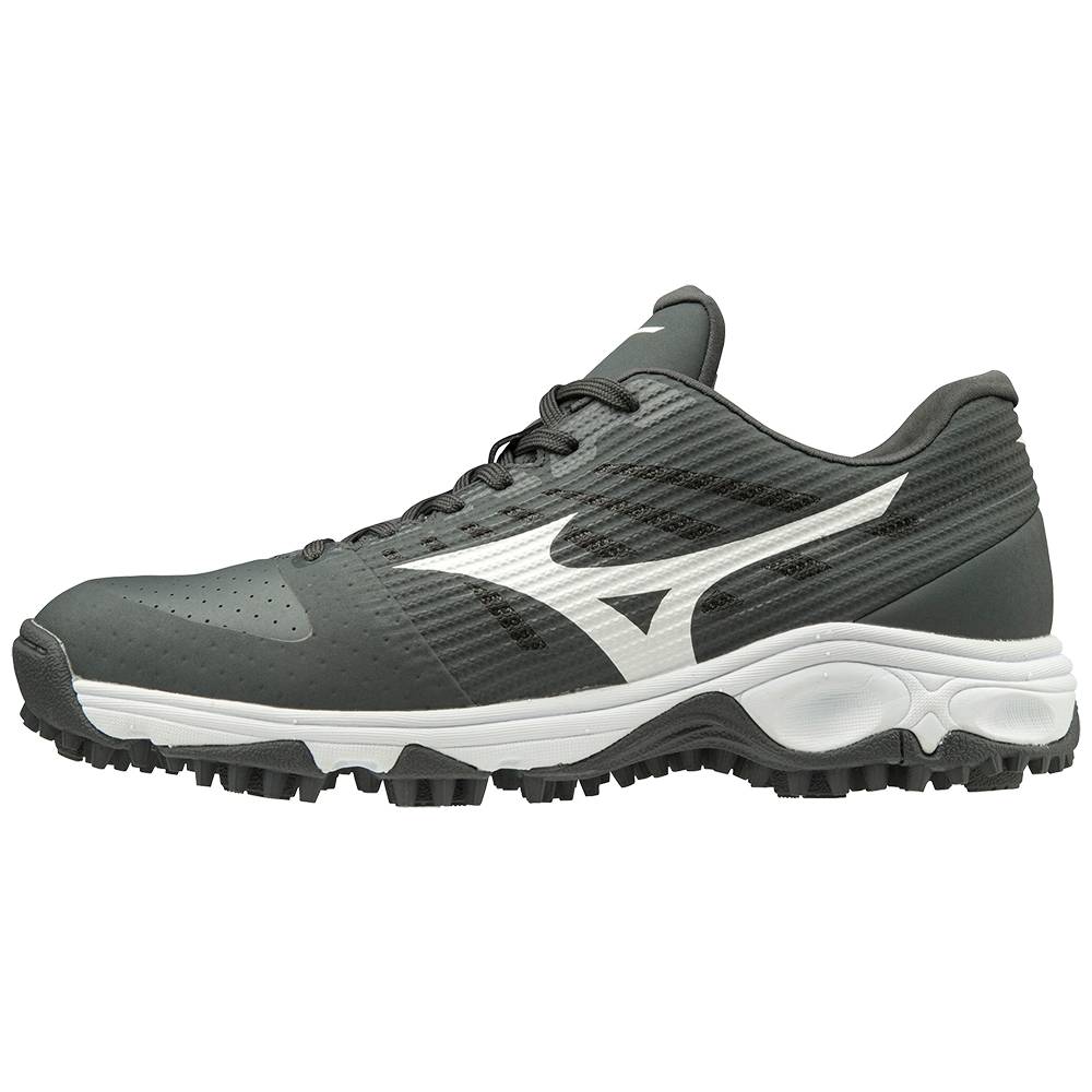 Panske Botasky Mizuno Ambition All Surface Nizke Turf Siva/Biele Vypredaj ZEXJ08429